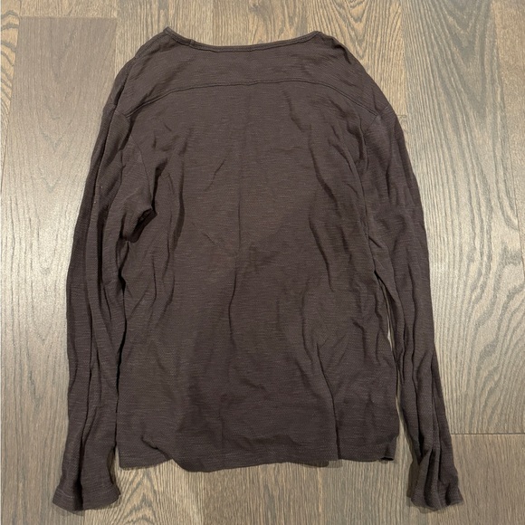 Allsaints Seymour Long-Sleeve crew shirt vintage brown - Picture 2 of 4